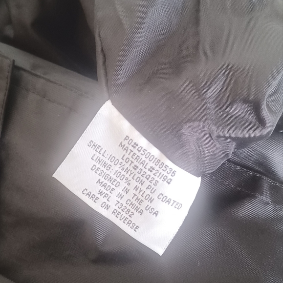 Spring Black uniform jacket UNIFORM GROUP 100% nylon lining BLACK ZIP FRONT. You - Picture 3 of 9